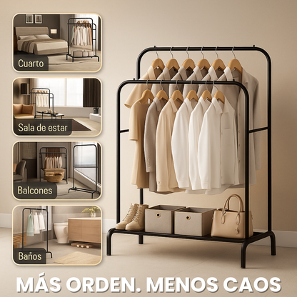 Perchero Organizador de ropa - Adiós al caos