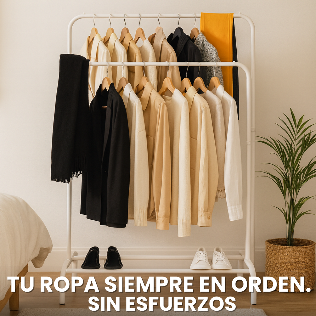 Perchero Organizador de ropa - Adiós al caos