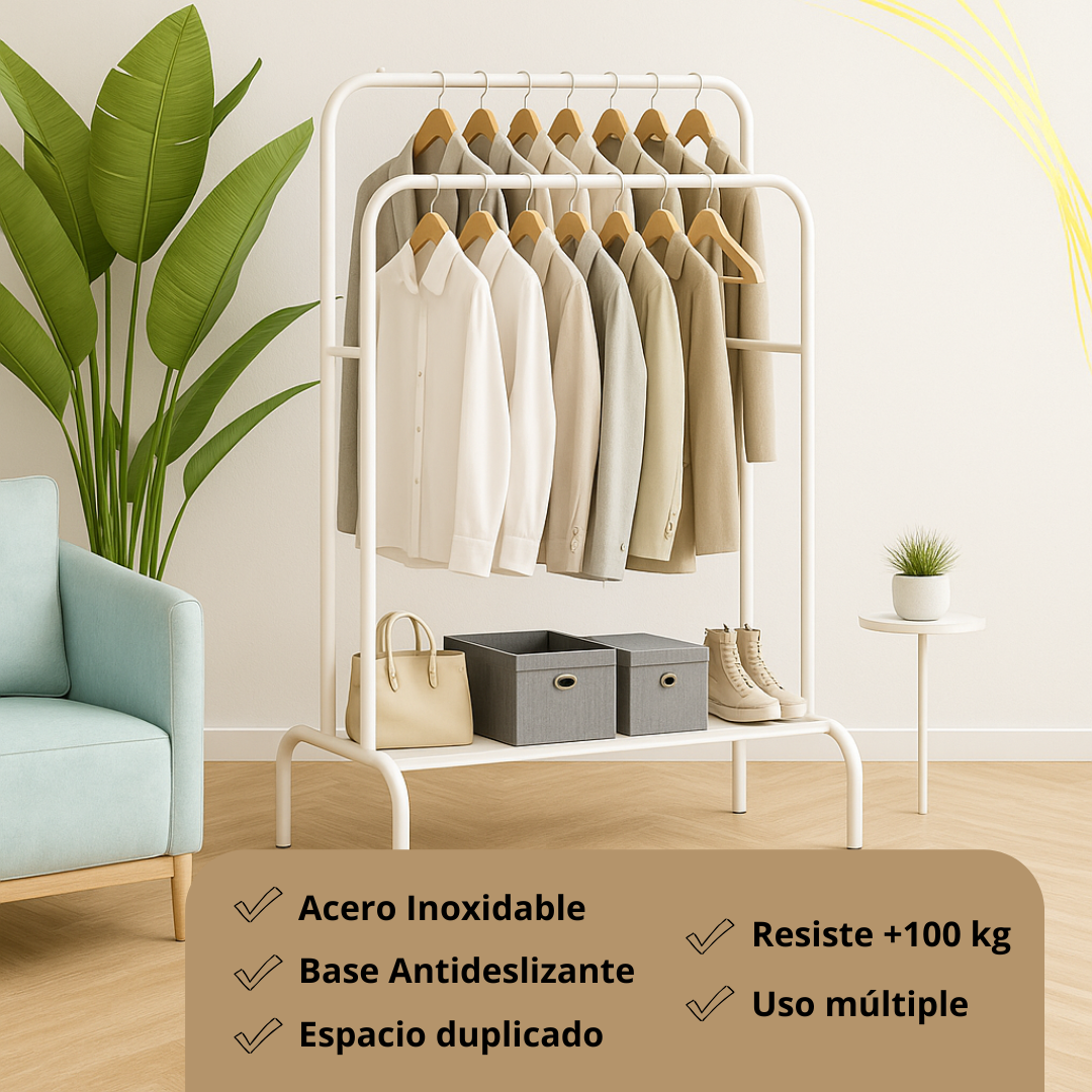 Perchero Organizador de ropa - Adiós al caos