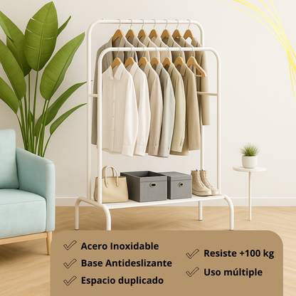 Perchero Organizador de ropa - Adiós al caos